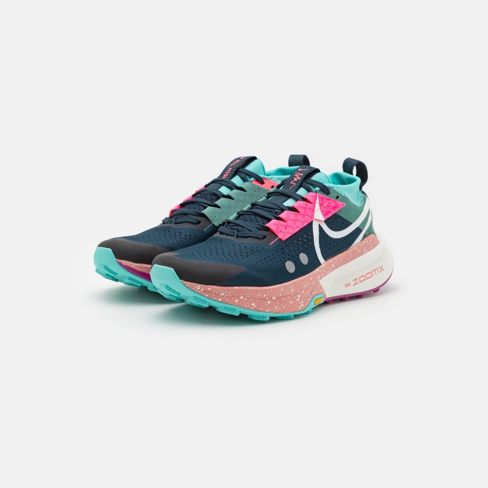 Nike Athletic Shoes Blue Pink Performance Design